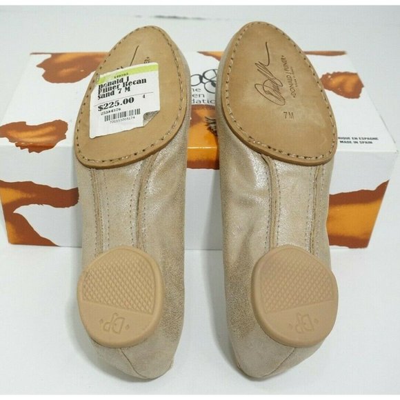 Donald J Pliner Becan Women's Slip On Flats Oxfords Beige Leather US 7 M $225 - Picture 10 of 10